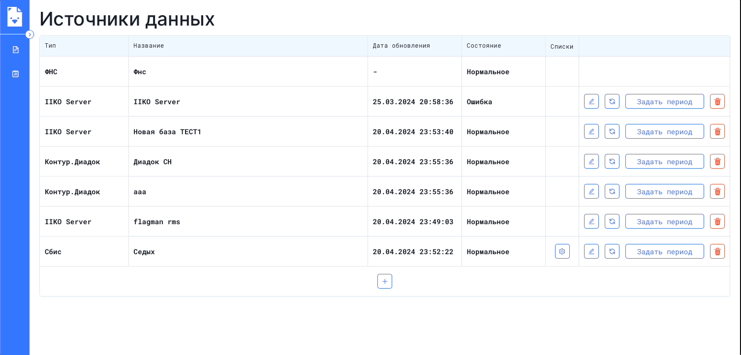 Пример принудительной синхранизации