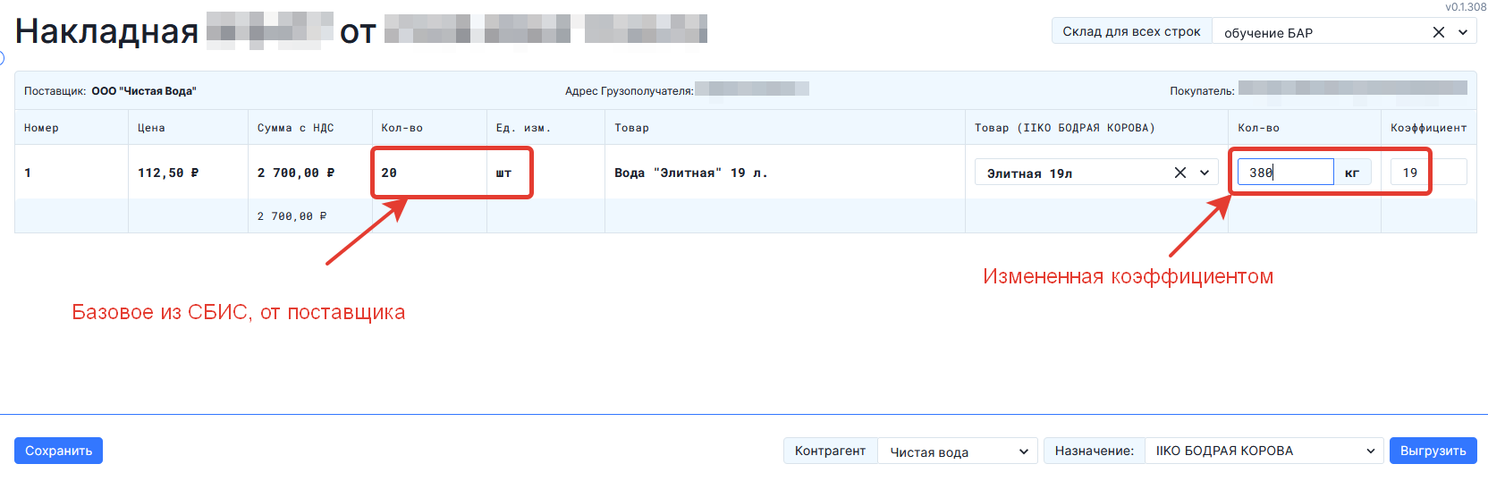 Коэффициенты